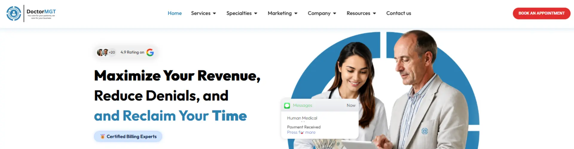 Doctor Management Services cover