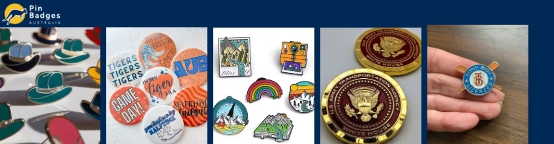 Custom Pin Badges AU cover
